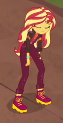 Size: 300x585 | Tagged: safe, imported from derpibooru, screencap, sunset shimmer, equestria girls, equestria girls series, sunset's backstage pass!, spoiler:eqg series (season 2), cropped, solo