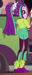 Size: 300x693 | Tagged: safe, imported from derpibooru, screencap, aria blaze, equestria girls, equestria girls series, sunset's backstage pass!, spoiler:eqg series (season 2), arse-ia blaze, cropped, rear view