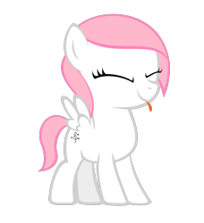 Size: 1220x1340 | Tagged: safe, artist:strategypony, imported from derpibooru, oc, oc only, oc:sugar morning, pegasus, pony, :p, cute, female, filly, foal, pegasus oc, tongue out, wings, younger