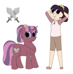 Size: 2043x2048 | Tagged: safe, artist:colorcodetheartist, derpibooru exclusive, imported from derpibooru, oc, oc:liquid courage, human, unicorn, colored sketch, crossover ship offspring, humanized, interspecies offspring, offspring, parent:osomatsu matsuno, parent:twilight sparkle, parents:osotwi, simple background, transparent background