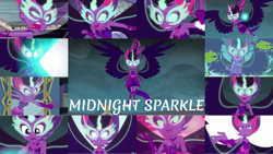 Size: 1280x722 | Tagged: safe, edit, edited screencap, editor:quoterific, imported from derpibooru, screencap, sci-twi, twilight sparkle, equestria girls, friendship games, legend of everfree, canterlot high, cute, female, midnight sparkle, midnightabetes, mirror, open mouth, sad, twiabetes
