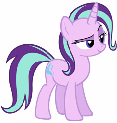 Size: 1600x1676 | Tagged: safe, alternate version, artist:thehumanboywonder, imported from derpibooru, trixie, alternate universe, implied starlight glimmer, not starlight glimmer, palette swap, recolor, simple background, white background