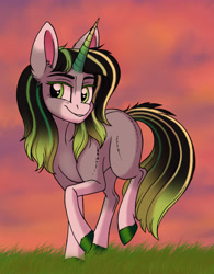 Size: 3640x4668 | Tagged: safe, artist:celestial-rainstorm, imported from derpibooru, oc, oc only, oc:silver poppy, pony, unicorn, female, high res, mare, solo