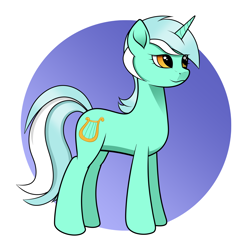 Size: 3000x3000 | Tagged: safe, artist:chipwanderer, imported from derpibooru, lyra heartstrings, pony, unicorn, female, high res, mare, simple background, solo, white background