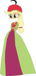 Size: 478x1016 | Tagged: safe, artist:caido58, imported from derpibooru, applejack, human, equestria girls, 1000 hours in ms paint, arm behind back, bondage, bound and gagged, cloth gag, gag, humanized, simple background, solo, tied up, transparent background