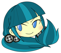 Size: 740x640 | Tagged: safe, artist:batipin, imported from derpibooru, part of a set, juniper montage, equestria girls, head only, simple background, solo, transparent background