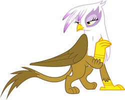 Size: 1280x1024 | Tagged: safe, artist:koraluch, imported from derpibooru, gilda, griffon, female, simple background, solo, transparent background, vector