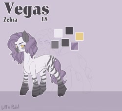 Size: 1280x1155 | Tagged: safe, artist:littlepudel, imported from derpibooru, oc, oc only, earth pony, pony, zebra, reference sheet, solo, zebra oc