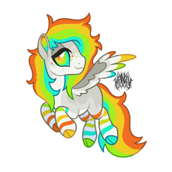 Size: 1280x1280 | Tagged: safe, artist:renhorse, imported from derpibooru, oc, oc only, oc:hot flame, pegasus, pony, colored wings, male, multicolored wings, simple background, solo, stallion, transparent background, wings