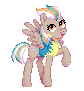 Size: 84x91 | Tagged: safe, artist:hikkage, artist:kotkkira, imported from derpibooru, oc, oc only, oc:wirlwind, pegasus, pony, clothes, pixel art, simple background, solo, transparent background, uniform, wonderbolts uniform