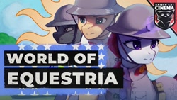 Size: 1280x720 | Tagged: safe, artist:mrscroup, imported from derpibooru, earth pony, pony, unicorn, equestria at war mod, clothes, female, helmet, kaiser cat cinema, kaiserreich, male, military, uniform, war, world war i, youtube link, youtube thumbnail, youtuber