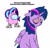 Size: 900x864 | Tagged: safe, artist:slamjam, imported from derpibooru, starlight glimmer, twilight sparkle, alicorn, among us, crewmate, simple background, this will end in communism, twilight sparkle (alicorn), white background