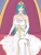 Size: 3000x4000 | Tagged: safe, artist:sonatalicious, imported from derpibooru, princess celestia, human, bare shoulders, breasts, busty princess celestia, cleavage, clothes, crown, dress, eyebrows, eyelashes, female, hair, hair over one eye, high res, humanized, jewelry, lips, long hair, looking at you, queen celestia, regalia, sitting, smiling, smiling at you, solo, throne, wide hips