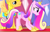 Size: 1292x833 | Tagged: safe, imported from derpibooru, screencap, flash sentry, princess cadance, alicorn, pegasus, pony, three's a crowd, bowing, cropped, crown, female, folded wings, grin, hoof shoes, jewelry, male, mare, regalia, smiling, solo, stallion, wings