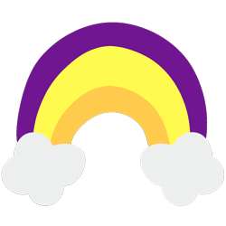 Size: 1080x1080 | Tagged: safe, artist:starflashing twinkle, imported from derpibooru, pipp petals, cloud, cutie mark, cutie mark only, g5, no pony, pipp, rainbow, simple background, transparent background, wrong cutie mark