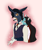 Size: 780x935 | Tagged: safe, artist:blackblood-queen, imported from derpibooru, imported from ponybooru, oc, oc only, oc:annie belle, oc:phineas pennypincher jr., anthro, donkey, dracony, dragon, hybrid, pony, unguligrade anthro, unicorn, :p, anthro oc, clothes, curved horn, digital art, facial hair, female, forked tongue, horn, hug, looking back, male, mare, moustache, muleicorn, stallion, straight, tongue out, unicorn oc, vest