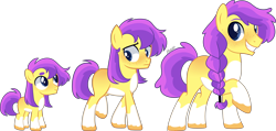 Size: 5765x2733 | Tagged: safe, artist:kurosawakuro, imported from derpibooru, oc, oc only, earth pony, pony, age progression, base used, colt, magical lesbian spawn, male, offspring, parent:applejack, parent:rarity, parents:rarijack, simple background, solo, stallion, teenager, transparent background