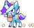 Size: 2104x1736 | Tagged: safe, artist:jetjetj, imported from derpibooru, part of a set, oc, oc only, oc:shimmer stone, pony, unicorn, basket, chibi, chick, commission, easter egg, female, mare, mouth hold, simple background, solo, transparent background, ych result