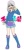 Size: 677x1400 | Tagged: safe, artist:nekojackun, imported from derpibooru, trixie, equestria girls, anime, clothes swap, crossover, tejina senpai