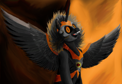 Size: 3071x2126 | Tagged: safe, artist:valery kommunist, imported from derpibooru, oc, oc only, alicorn, semi-anthro, solo