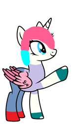 Size: 1088x1768 | Tagged: safe, artist:dekaruthealicornhero, imported from derpibooru, alicorn, 1000 hours in ms paint, bnha