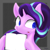 Size: 2500x2500 | Tagged: safe, alternate version, artist:zemlya, imported from derpibooru, starlight glimmer, pony, unicorn, book, solo