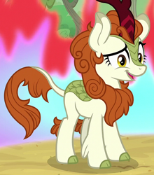 Size: 952x1080 | Tagged: safe, imported from derpibooru, screencap, autumn blaze, kirin, pony, sounds of silence, cropped, solo