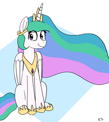 Size: 1648x1848 | Tagged: safe, artist:dark shadow, imported from derpibooru, princess celestia, alicorn, pony, looking at you, simple background, smiling, solo, transparent background