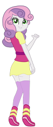 Size: 1262x3035 | Tagged: safe, artist:gmaplay, imported from derpibooru, sweetie belle, equestria girls, looking back, older, older sweetie belle, simple background, solo, transparent background, zettai ryouiki