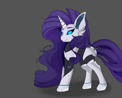 Size: 6000x4800 | Tagged: safe, artist:caoscore, imported from derpibooru, rarity, pony, robot, robot pony, unicorn, raribot, roboticization, solo