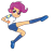 Size: 1205x1194 | Tagged: safe, artist:gmaplay, imported from derpibooru, scootaloo, equestria girls, clothes, clothes swap, gym uniform, older, older scootaloo, simple background, solo, sports, sporty style, transparent background