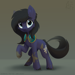 Size: 3500x3500 | Tagged: safe, artist:airfly-pony, imported from derpibooru, oc, oc only, oc:shadow dancer, earth pony, pony, female, goggles, looking at you, solo