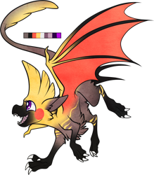 Size: 838x955 | Tagged: safe, artist:velnyx, imported from derpibooru, oc, oc only, oc:teal, dragon, hippogriff, hybrid, simple background, solo, transparent background