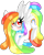 Size: 1280x1595 | Tagged: safe, artist:ladylullabystar, imported from derpibooru, oc, oc only, oc:rainbow drips, pegasus, pony, female, mare, simple background, solo, transparent background