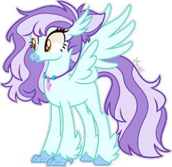 Size: 1128x1097 | Tagged: safe, artist:kurosawakuro, imported from derpibooru, oc, oc only, oc:ocean breeze, oc:ocean breeze (savygriffs), classical hippogriff, hippogriff, base used, female, jewelry, long mane, necklace, older, simple background, smiling, solo, transparent background