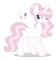 Size: 1500x1617 | Tagged: safe, artist:magicuniclaws, imported from derpibooru, pony, unicorn, female, magical lesbian spawn, mare, offspring, parent:fleur-de-lis, parent:nurse redheart, sick, simple background, solo, transparent background