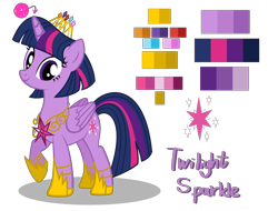 Size: 2236x1700 | Tagged: safe, artist:sarasdream04, imported from derpibooru, twilight sparkle, alicorn, pony, alternate design, alternate hairstyle, reference sheet, simple background, solo, transparent background, twilight sparkle (alicorn)