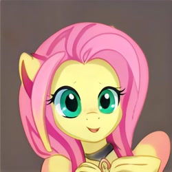 Size: 1024x1024 | Tagged: safe, artist:thisponydoesnotexist, imported from derpibooru, semi-anthro, ai content, ai generated, bust, generator:thisponydoesnotexist, neural network, not fluttershy, portrait, solo