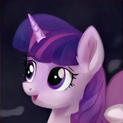 Size: 1024x1024 | Tagged: safe, artist:thisponydoesnotexist, imported from derpibooru, pony, ai content, ai generated, bust, generator:thisponydoesnotexist, neural network, not twilight sparkle, portrait, solo