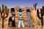 Size: 1280x854 | Tagged: safe, artist:platinumdrop, imported from derpibooru, oc, oc only, oc:platinumdrop, pony, cactus, clothes, cowboy, cowboy hat, desert, hat, male, necktie, poncho, ponified, red dead redemption, red dead redemption 2, stallion, suit, wild west