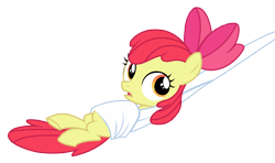 Size: 4444x2634 | Tagged: safe, artist:third uncle, artist:three uncle, imported from derpibooru, apple bloom, earth pony, pony, one bad apple, adorabloom, bow, cute, female, hair bow, mare, simple background, towel, transparent background, vector, wrap