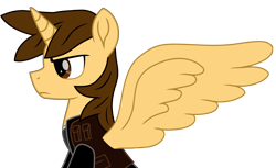 Size: 9876x6052 | Tagged: safe, artist:ejlightning007arts, imported from derpibooru, oc, oc:ej, alicorn, clothes, jacket, male, serious, serious face, simple background, stallion, transparent background, vector, wings