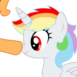 Size: 768x768 | Tagged: safe, artist:asiandra dash, artist:rainbow dash is best pony, imported from derpibooru, oc, oc only, oc:appletime, oc:rainbowrio, alicorn, pegasus, pony, alicorn oc, base used, boop, horn, pegasus oc, scrunchy face, simple background, transparent background, wings