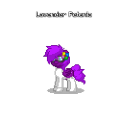 Size: 400x400 | Tagged: safe, imported from derpibooru, oc, oc only, oc:lavender petunia, pegasus, pony, pony town, clothes, pegasus oc, pixel art, simple background, solo, transparent background, wings