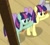 Size: 360x325 | Tagged: safe, imported from derpibooru, screencap, cherry mango, oasis breeze, earth pony, pony, once upon a zeppelin, cropped, fake wings, female, focus, mare, pointing, twilight wig