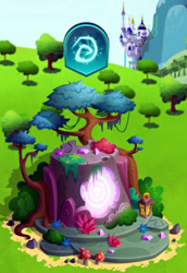Size: 350x510 | Tagged: safe, imported from derpibooru, screencap, cropped, gameloft, no pony, the anonymous campsite