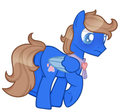 Size: 1714x1552 | Tagged: safe, artist:reptaurdrawsmlp, artist:tired-horse-studios, imported from derpibooru, oc, oc only, pegasus, pony, male, simple background, solo, stallion, transparent background, two toned wings, wings