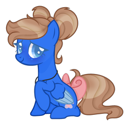 Size: 1565x1496 | Tagged: safe, artist:reptaurdrawsmlp, artist:tired-horse-studios, imported from derpibooru, oc, oc only, pegasus, pony, bow, female, mare, simple background, solo, tail bow, transparent background