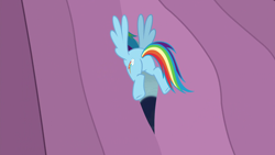 Size: 1920x1080 | Tagged: safe, imported from derpibooru, screencap, rainbow dash, pegasus, pony, the crystalling, butt, curtains, female, mare, out of context, plot, rainbutt dash, solo