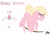 Size: 3948x2792 | Tagged: safe, artist:justapone, imported from derpibooru, oc, oc only, oc:heart struck, pegasus, pony, angry, bow, chest fluff, colored, cutie mark, eyebrows, eyebrows visible through hair, flat colors, flying, gritted teeth, heart, leg fluff, male, pegasus oc, pink coat, red eyes, shrunken pupils, solo, stallion, teeth, wings